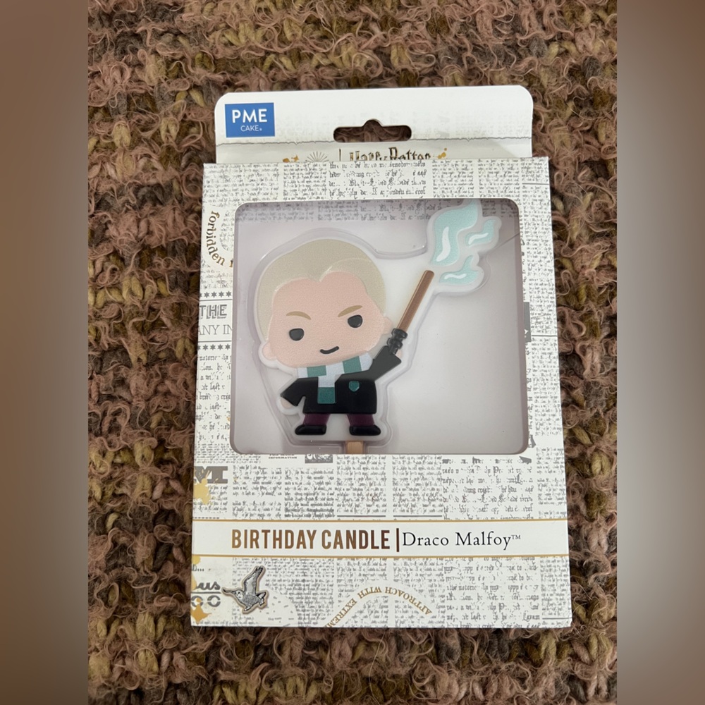 Harry Potter PME Birthday Candle Draco Malfoy Cupcake Cake Decoration Party NEW